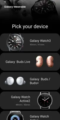 Galaxy Wearable (Samsung Gear) android App screenshot 1