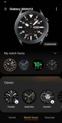 Galaxy Wearable (Samsung Gear) android App screenshot 3